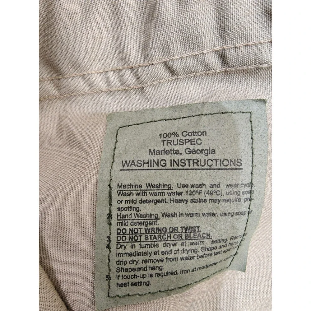 Tru-Spec Mens Cargo Shorts XL Tan Tactical Military Utility 100% Cotton